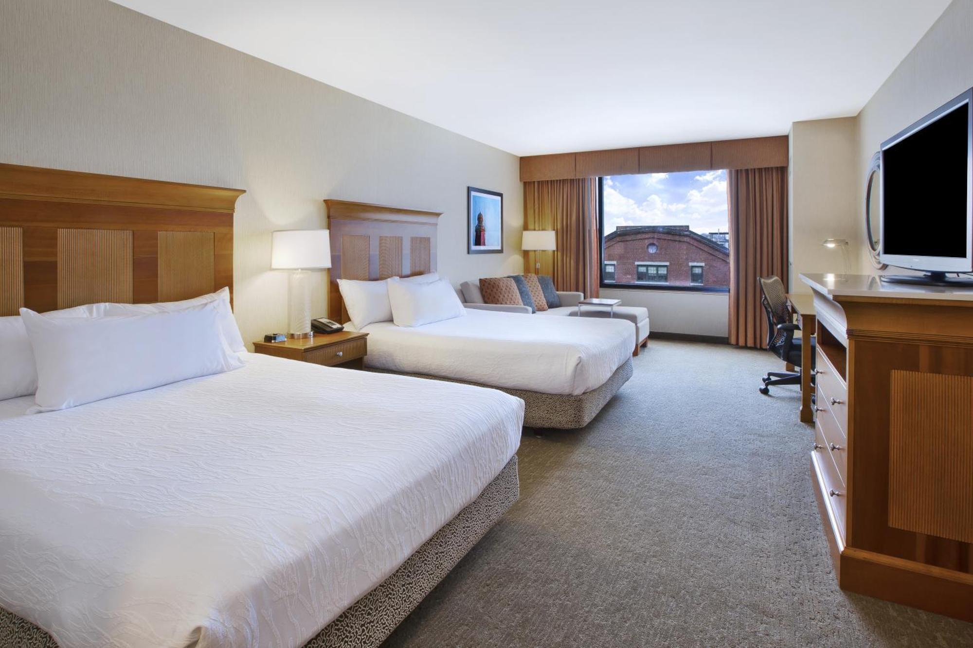 Queen Room with Two Queen Beds and City View