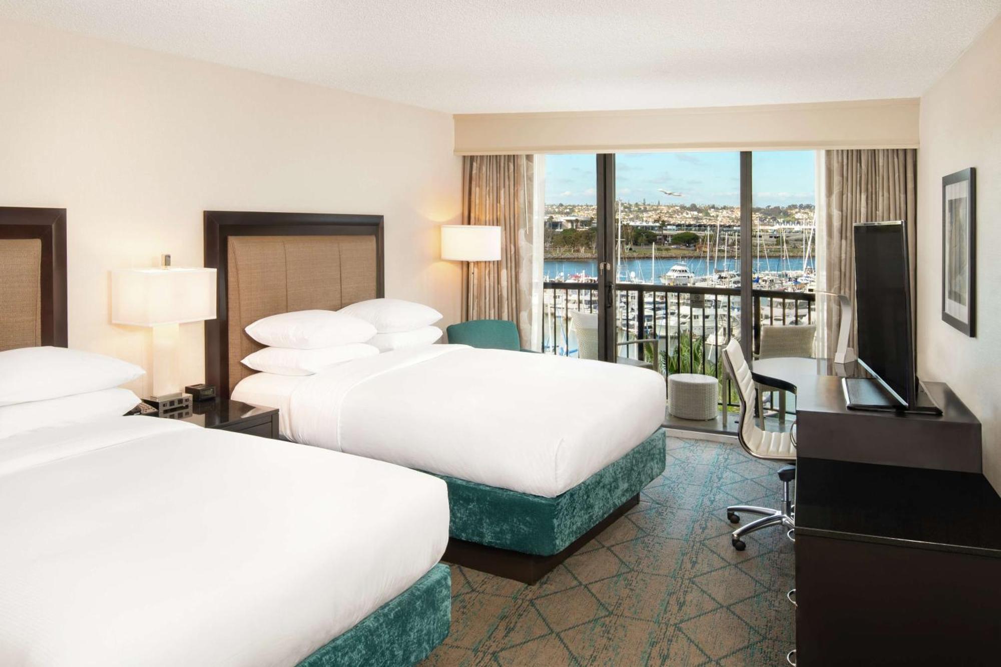 Queen Room with Two Queen Beds and Marina View