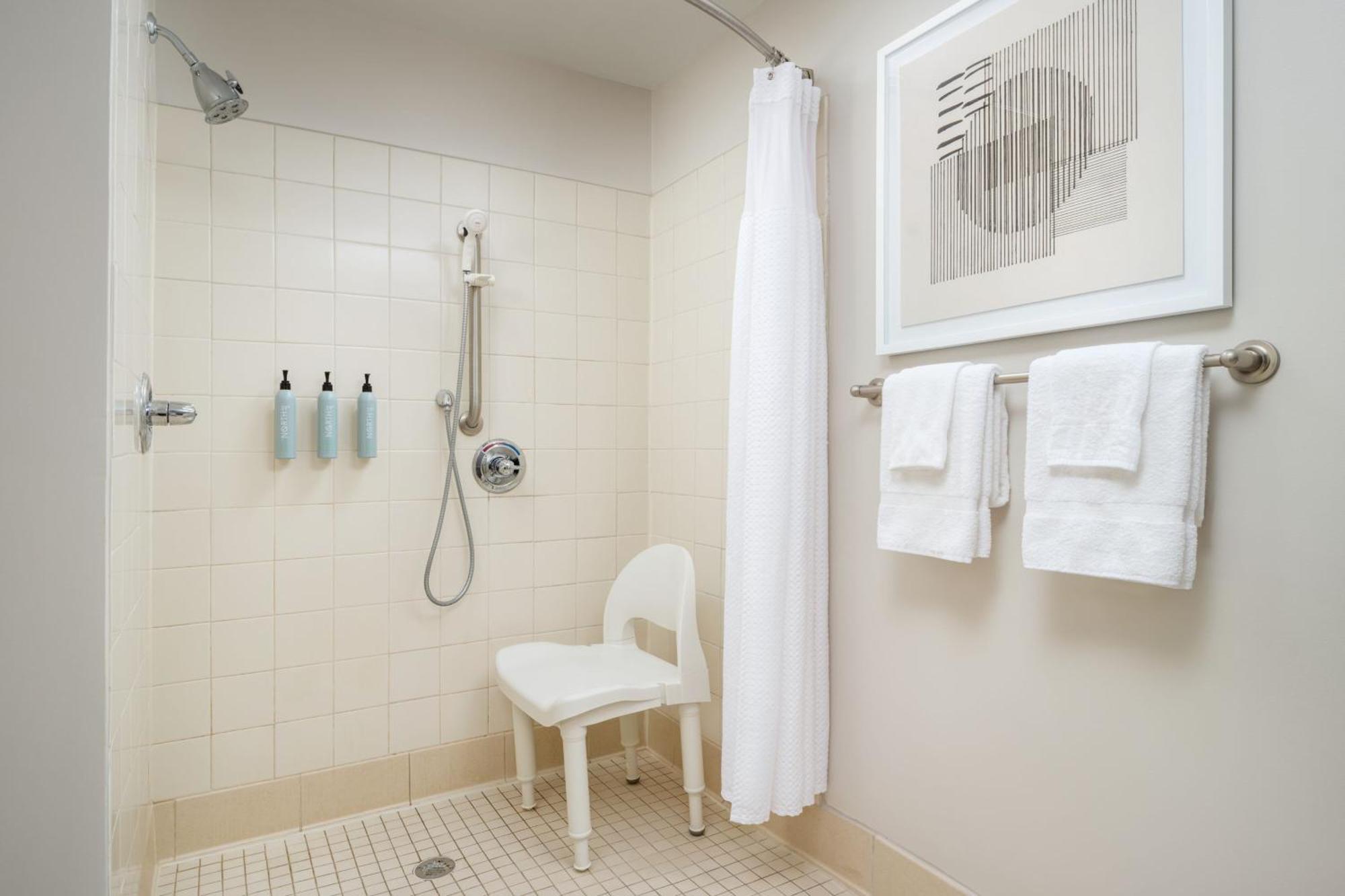 King Room with Roll-In Shower - Mobility/Hearing Accessible