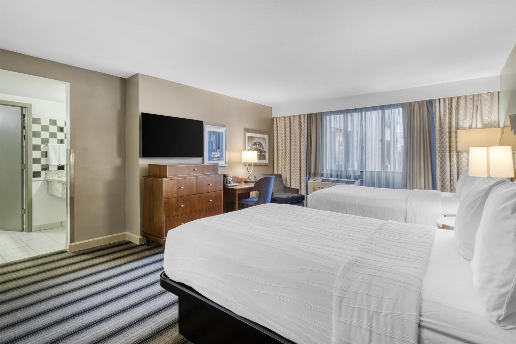 Larger Double Room with Two Double Beds