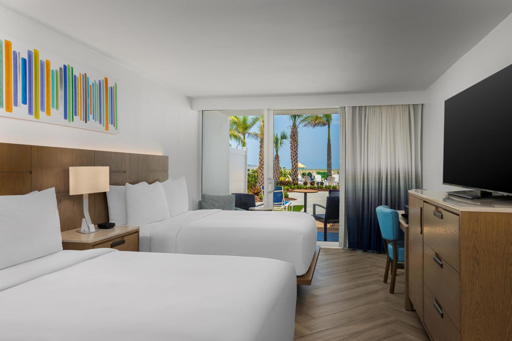 Queen Room with Two Queen Beds and Balcony or Patio - Ocean Front