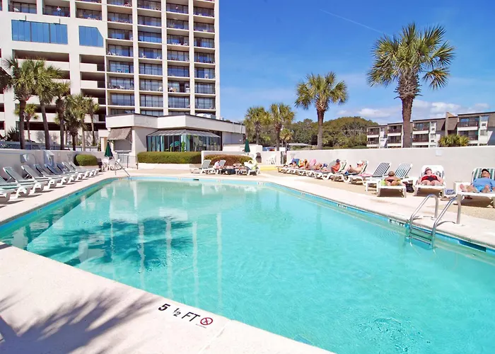 Scenic Views From The Balcony At Ocean Forest Plaza Condos Myrtle Beach